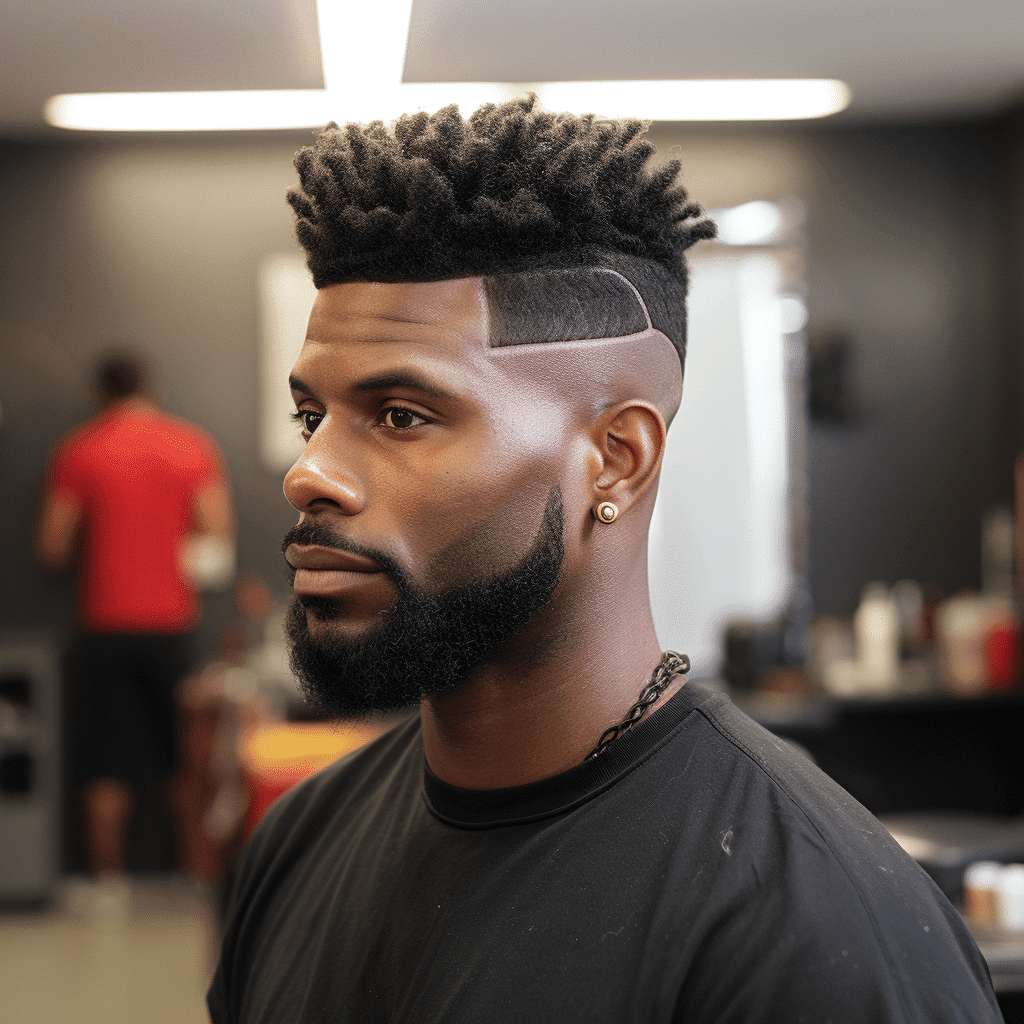 Fade Black Mens Haircut