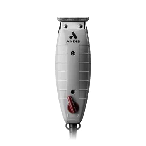 Andis Professional T Outliner Beard & Hair Trimmer for Men with Carbon Steel T Blade, Bump Free Technology  Corded Electric Beard Trimmer, GTO, Grey