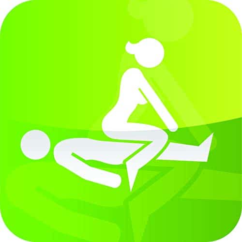 Erotic Male and Female Sex Positions Simple Diagram Cartoon Vinyl Sticker (ide, Reverse Cowgirl)