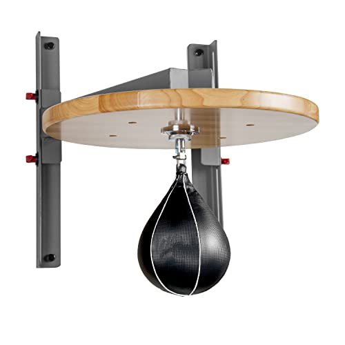 XMark Adjustable Speed Bag Platform with Height Adjustment and Constructed of Heavy Gauge Steel to Minimize Vibration and Optimize Rebound