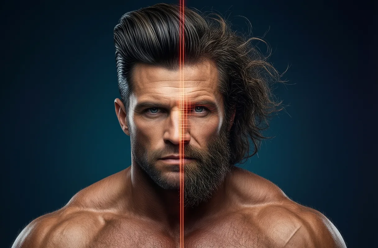 3. The Tapered Fade – Sharp Definition for Strong Jawlines